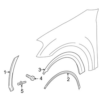 Mercedes-Benz OE - Fender - Exterior Trim