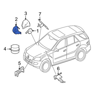 Mercedes-Benz OE - Front Anti-Theft Alarm Siren Bracket