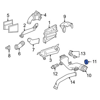 Mercedes-Benz OE - Turbocharger Gasket