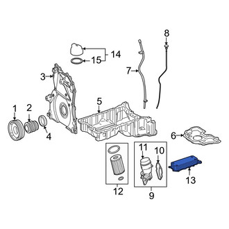 Mercedes-Benz OE - Engine Oil Cooler