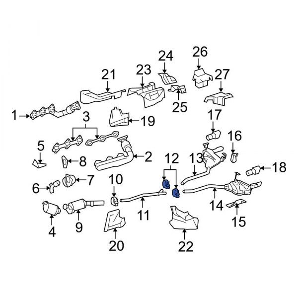 Exhaust Muffler Clamp