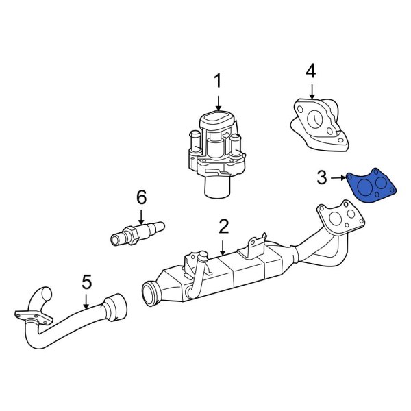 Exhaust Gas Recirculation (EGR) Cooler Gasket