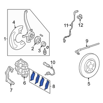 Mercedes-Benz OE - Front Disc Brake Pad Set