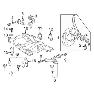 Mercedes-Benz OE - Suspension Crossmember Stop Bolt