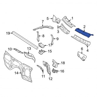 Mercedes GL Class Cowl Panels & Parts | Vent Grills — CARiD.com