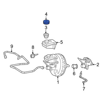 Mercedes-Benz OE - Brake Master Cylinder Reservoir Cap