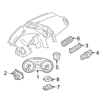 Mercedes-Benz OE - Instrument Panel - Cluster & Switches (Bluetec 4Matic)