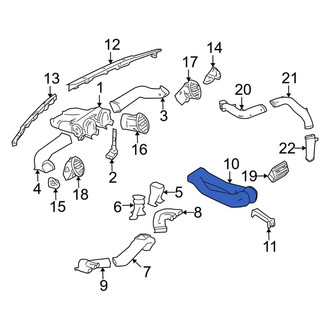 Mercedes-Benz OE - Right Outer Cabin Air Intake Duct