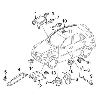 Mercedes-Benz OE - Restraint Systems - Air Bag Components