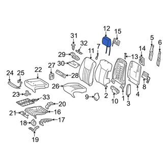 Mercedes-Benz OE - Front Headrest