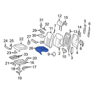 Mercedes-Benz OE - Front Left Seat Cover