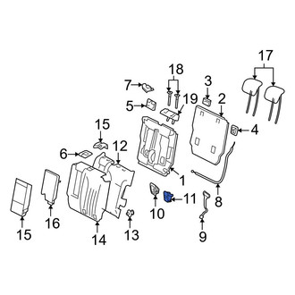 Mercedes-Benz OE - Child Restraint Anchor Plate Cap
