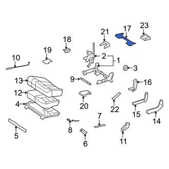 Mercedes-Benz OE - Seat Frame Trim Panel