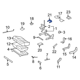 Mercedes-Benz OE - Seat Frame Trim Panel