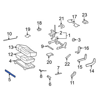 Mercedes-Benz OE - Seat Frame Trim Panel