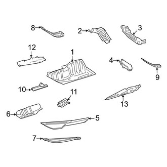 Mercedes-Benz OE - Pillars, Rocker & Floor - Floor
