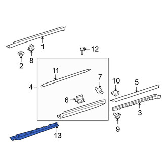 Mercedes-Benz OE - Left Running Board Reinforcement