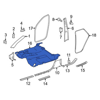 Mercedes-Benz OE - Front Floor Carpet