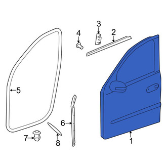 Mercedes-Benz OE - Rear Left Door Shell