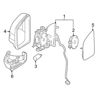 Mercedes-Benz OE - Front Door - Outside Mirrors