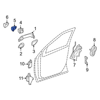 Mercedes-Benz OE - Front Right Exterior Door Handle Cover