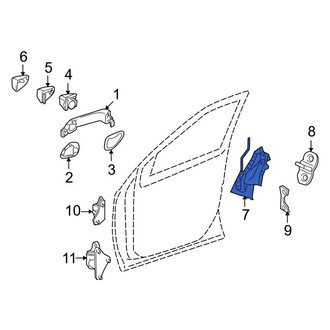 Mercedes-Benz OE - Front Left Door Latch Assembly