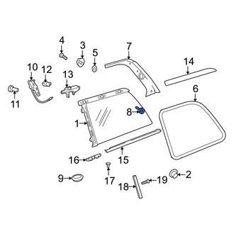 Mercedes-Benz OE - Grille Screw