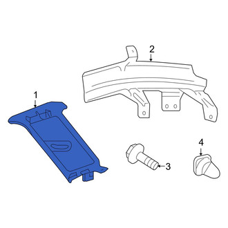 Mercedes-Benz OE - Rear Left Lower Interior Quarter Panel Trim Panel