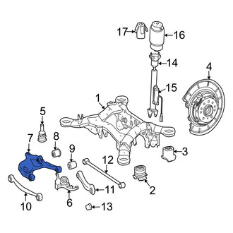 Mercedes-Benz OE - Rear Right Lower Suspension Control Arm