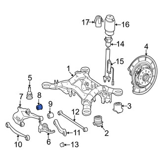 Mercedes-Benz OE - Front Lower Forward Suspension Control Arm Bushing