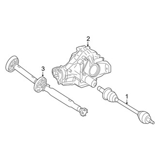 Mercedes-Benz OE - Rear Suspension - Axle Housing