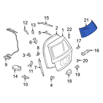 Mercedes-Benz OE - Rear Liftgate Glass