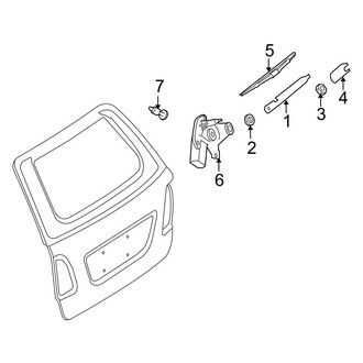 Mercedes-Benz OE - Lift Gate - Wiper & Washer Components (Bluetec 4Matic)