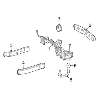 Mercedes-Benz OE - Rear Bumper - Trailer Hitch Components