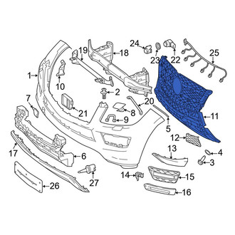 Mercedes-Benz OE - Grille Bracket