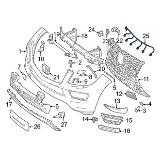 Mercedes-Benz OE - Front Parking Aid System Wiring Harness