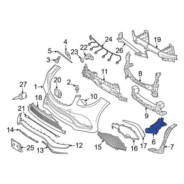 Bumper Cover Bracket