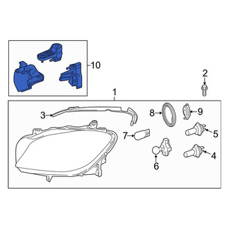 Mercedes-Benz OE - Front Left Headlight Restoration Kit
