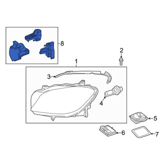 Mercedes-Benz OE - Front Right Headlight Restoration Kit