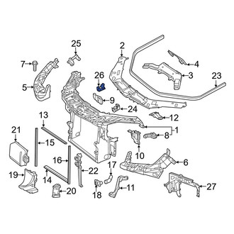 Mercedes-Benz OE - Front Hood Contact Switch