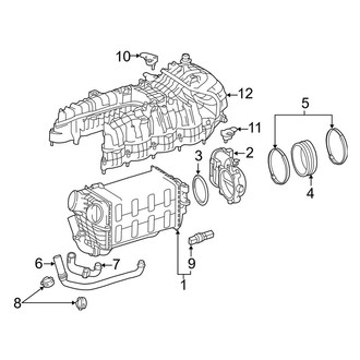 Mercedes-Benz OE - Cooling - Intercooler (Engine Mounted)