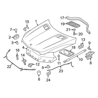 Mercedes-Benz OE - Hood & Components