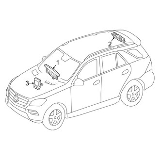 Mercedes-Benz OE - Electrical Components (Parktronic System)