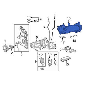 Mercedes-Benz OE - Left Engine Intake Manifold