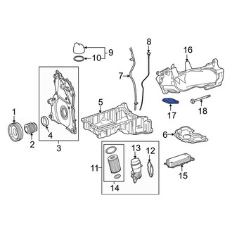 Mercedes-Benz OE - Lower Engine Intake Manifold Gasket