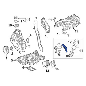 Mercedes-Benz OE - Engine Oil Filter Housing Gasket