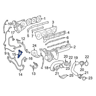 Mercedes-Benz OE - Turbocharger Coolant Line