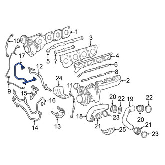 Mercedes-Benz OE - Turbocharger Coolant Line