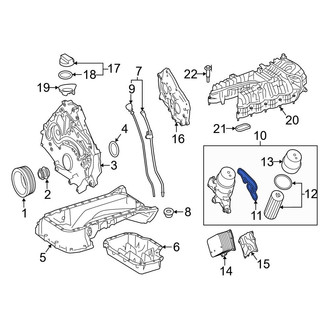 Mercedes-Benz OE - Engine Oil Filter Housing Gasket