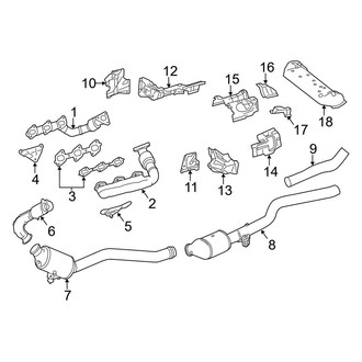 Mercedes-Benz OE - Exhaust System - Exhaust Components